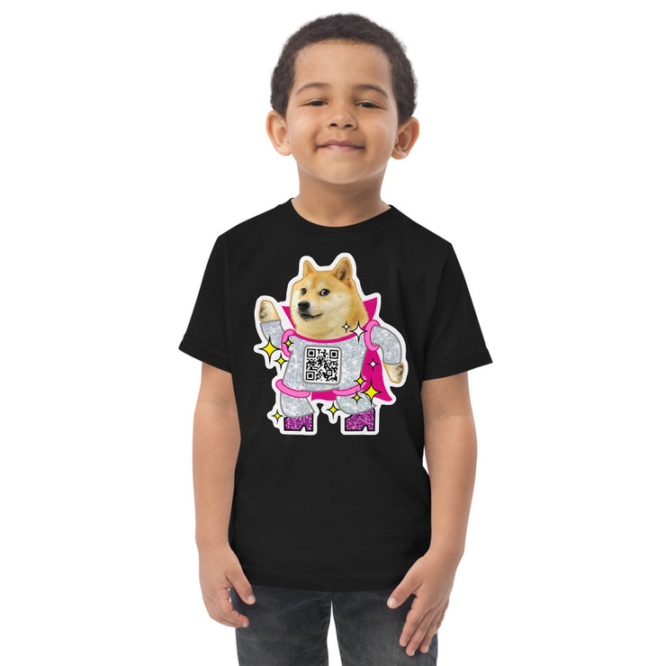 Doge Disco Toddler jersey t-shirt