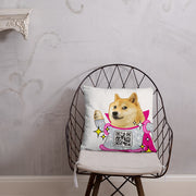 Disco Doge Pillow