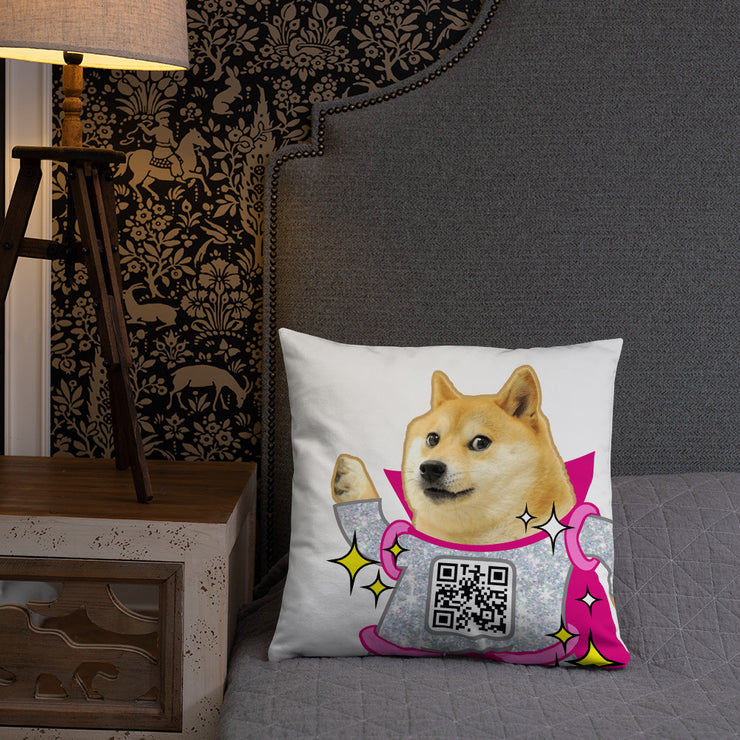 Disco Doge Pillow