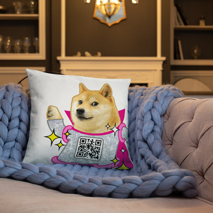 Disco Doge Pillow