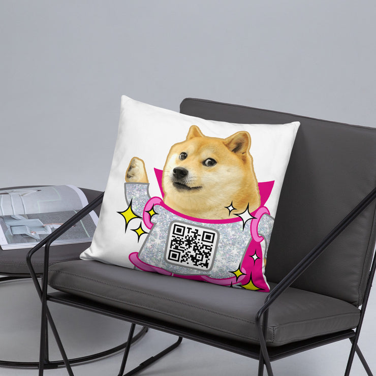 Disco Doge Pillow