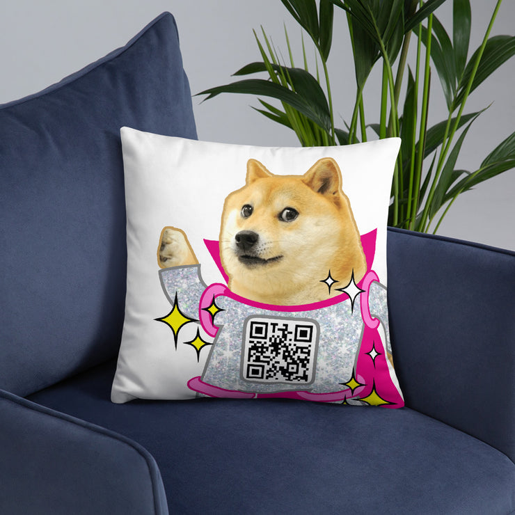 Disco Doge Pillow