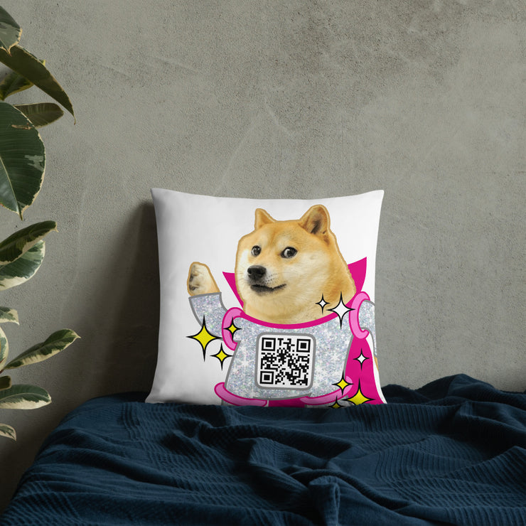 Disco Doge Pillow