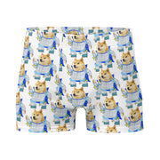 Blue Disco Doge Boxer Briefs