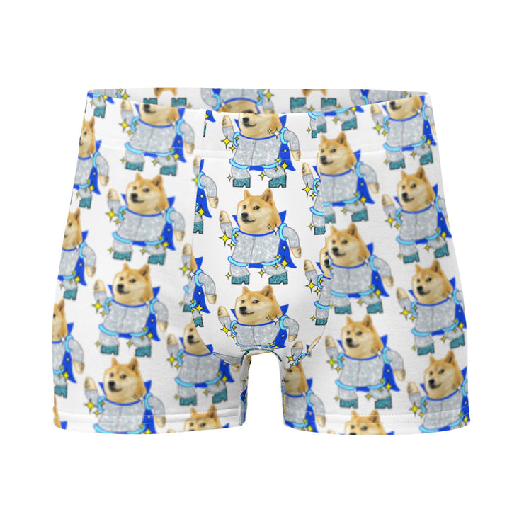 Blue Disco Doge Boxer Briefs
