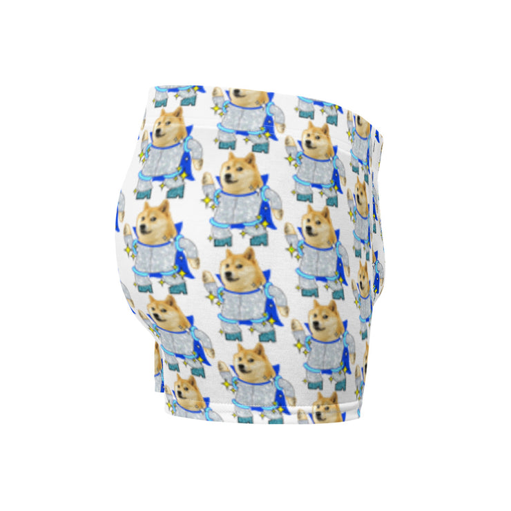 Blue Disco Doge Boxer Briefs