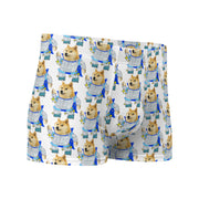 Blue Disco Doge Boxer Briefs