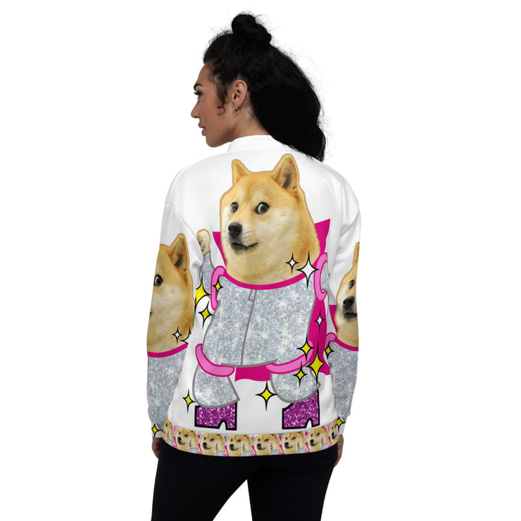 Unisex Disco Doge Bomber Jacket