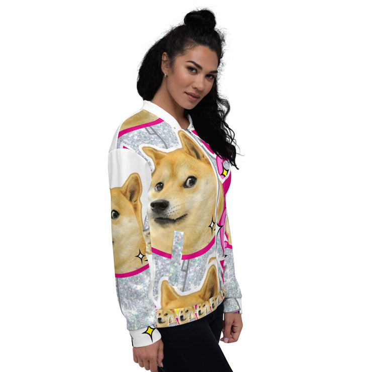 Unisex Disco Doge Bomber Jacket