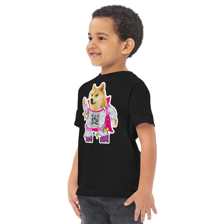 Doge Disco Toddler jersey t-shirt