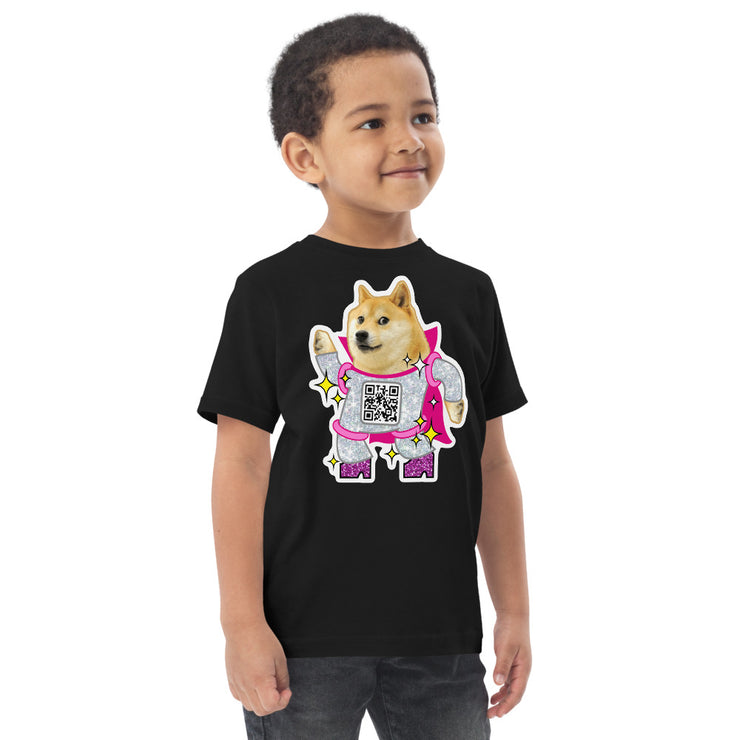 Doge Disco Toddler jersey t-shirt