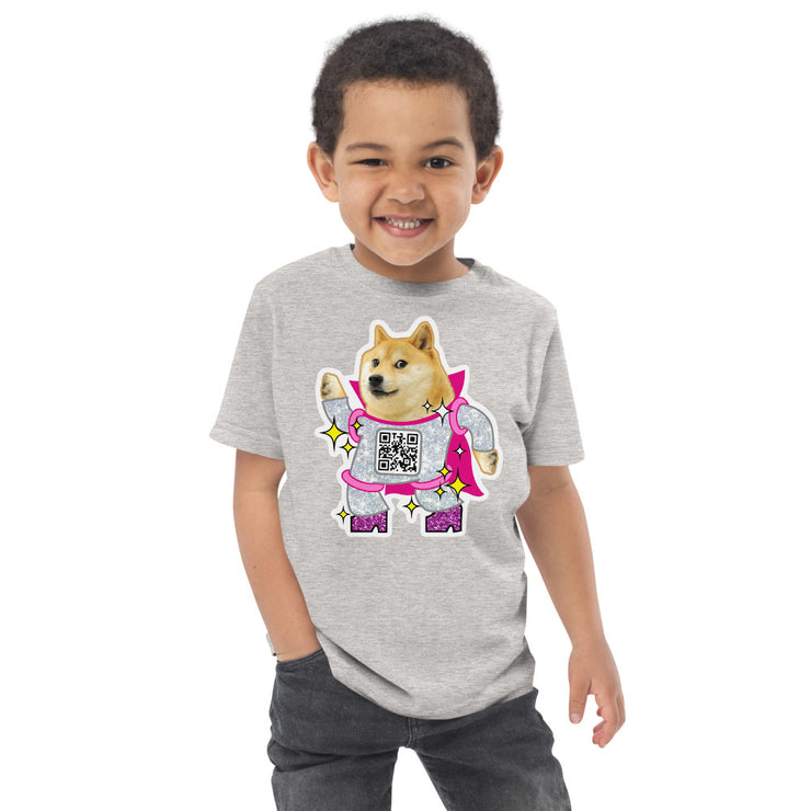 Doge Disco Toddler jersey t-shirt