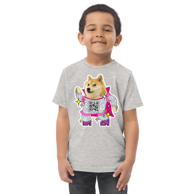 Doge Disco Toddler jersey t-shirt