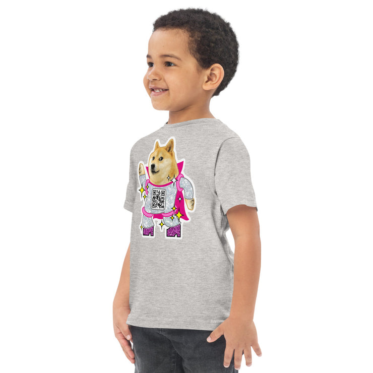 Doge Disco Toddler jersey t-shirt