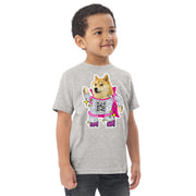 Doge Disco Toddler jersey t-shirt