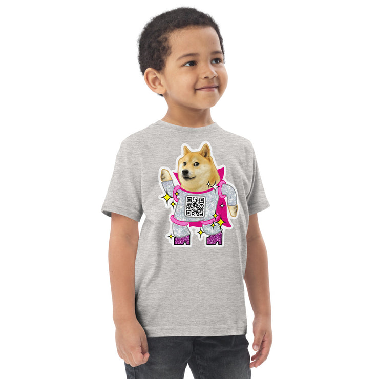 Doge Disco Toddler jersey t-shirt