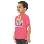 Doge Disco Toddler jersey t-shirt