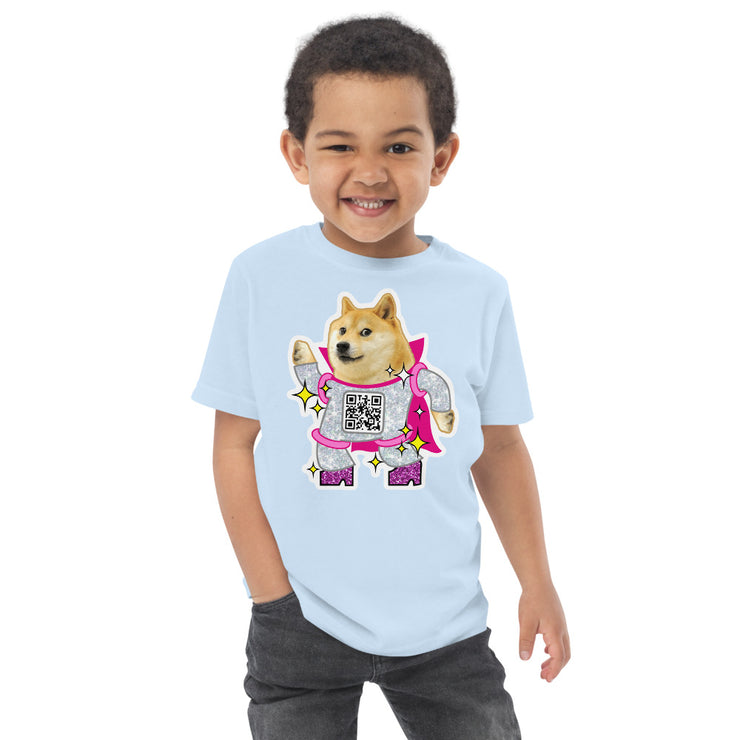 Doge Disco Toddler jersey t-shirt