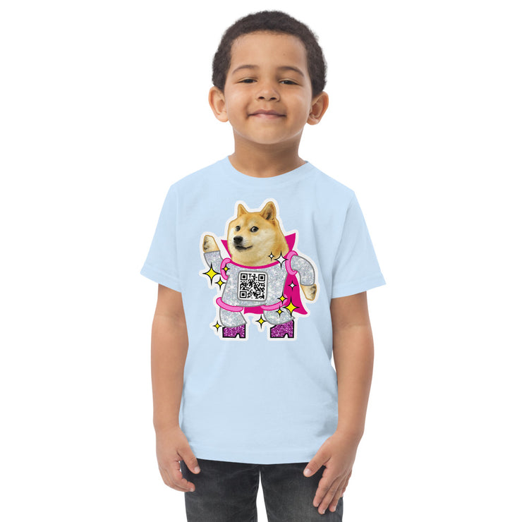 Doge Disco Toddler jersey t-shirt