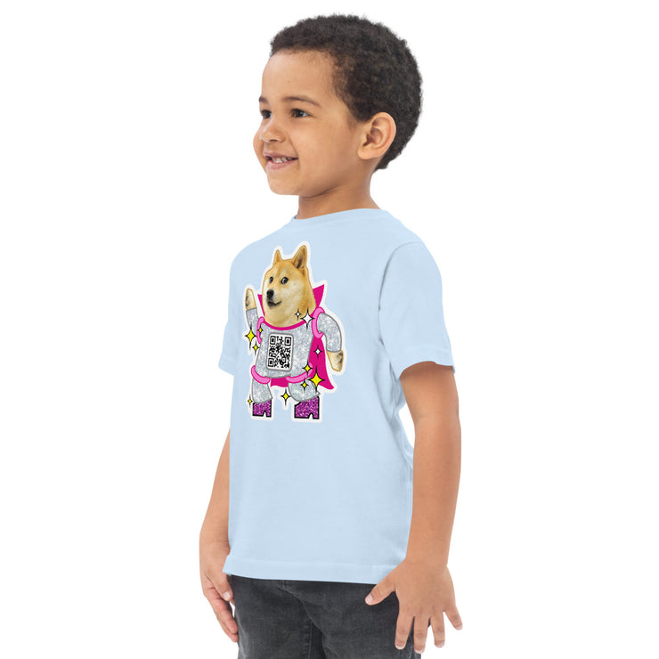 Doge Disco Toddler jersey t-shirt