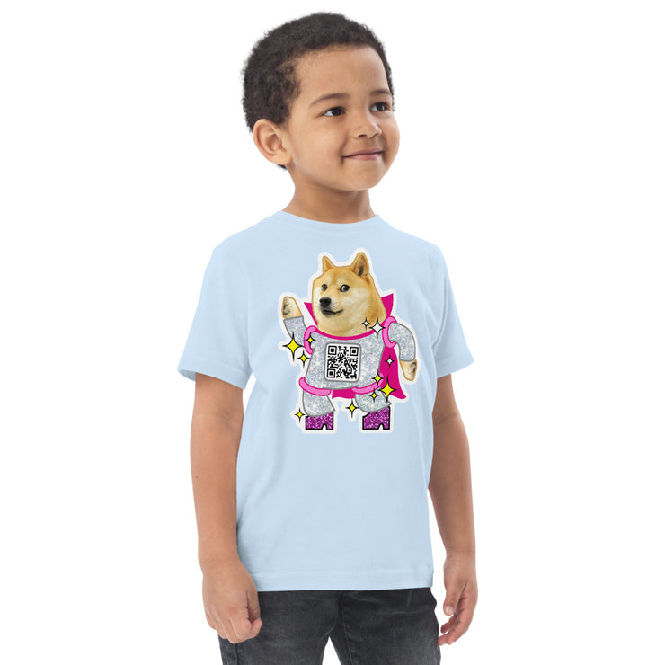 Doge Disco Toddler jersey t-shirt