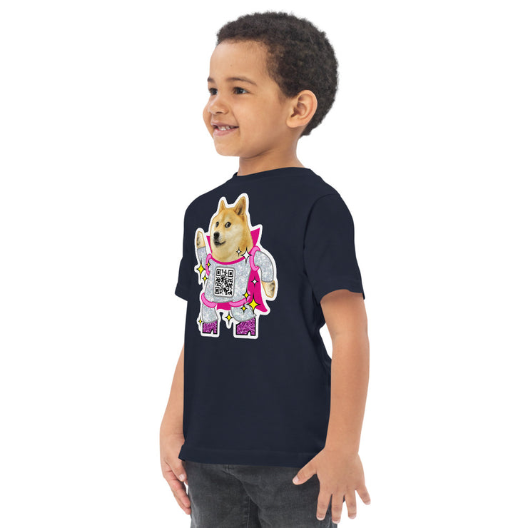Doge Disco Toddler jersey t-shirt
