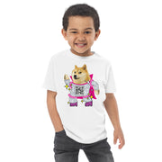 Doge Disco Toddler jersey t-shirt