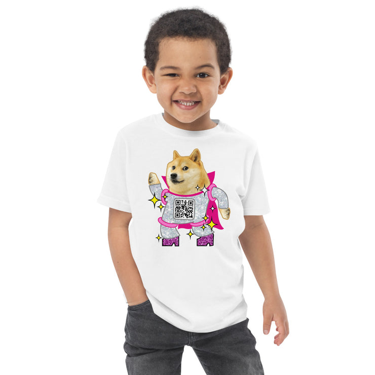 Doge Disco Toddler jersey t-shirt
