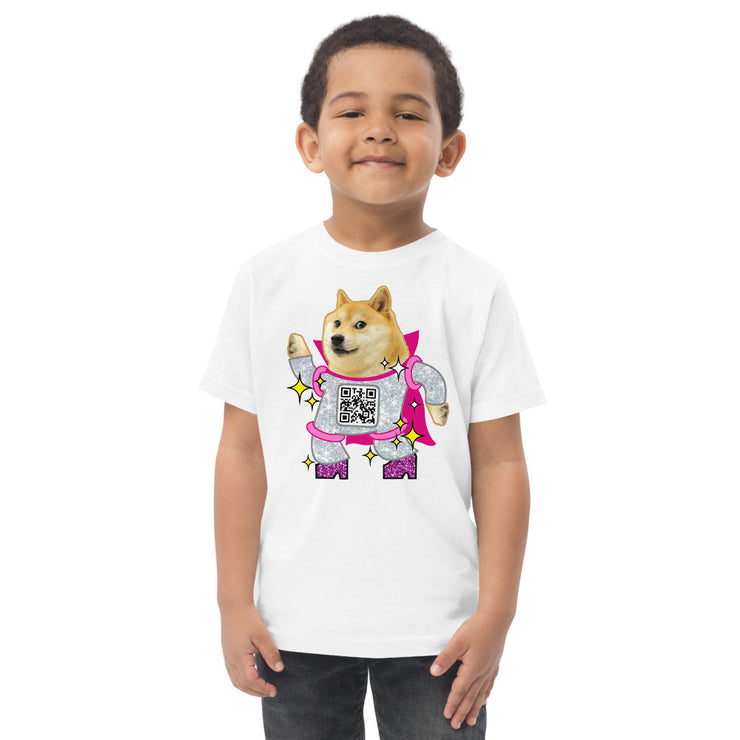 Doge Disco Toddler jersey t-shirt