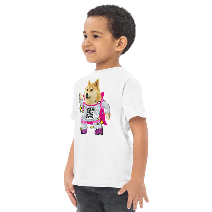 Doge Disco Toddler jersey t-shirt