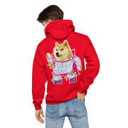 Disco Doge fleece hoodie