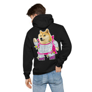 Disco Doge fleece hoodie