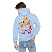 Disco Doge fleece hoodie